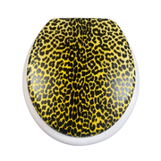 Cush'n Soft Cheetah Print Padded Toilet Seat